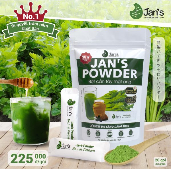 Bột cần tây mật ong sấy lạ...