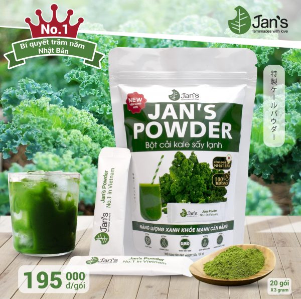 Bột cải xoăn (kale) sấy lạ...