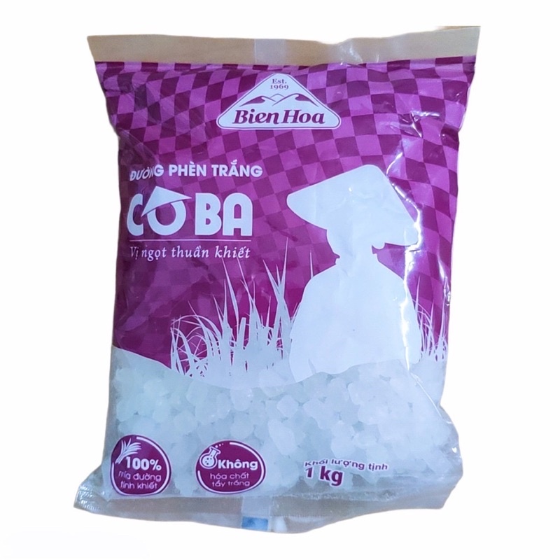 Đường phèn trắng Cô Ba 1kg