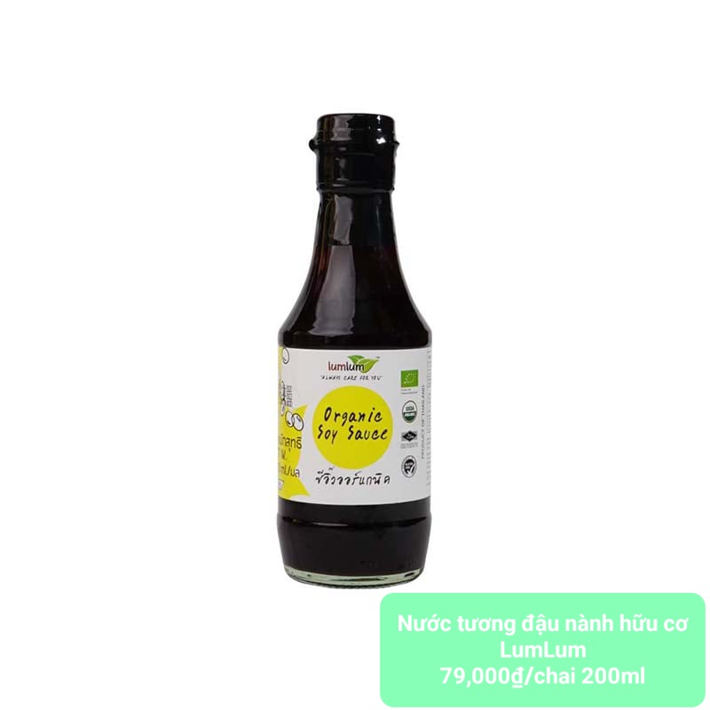 Nước tương đậu nành hữu cơ