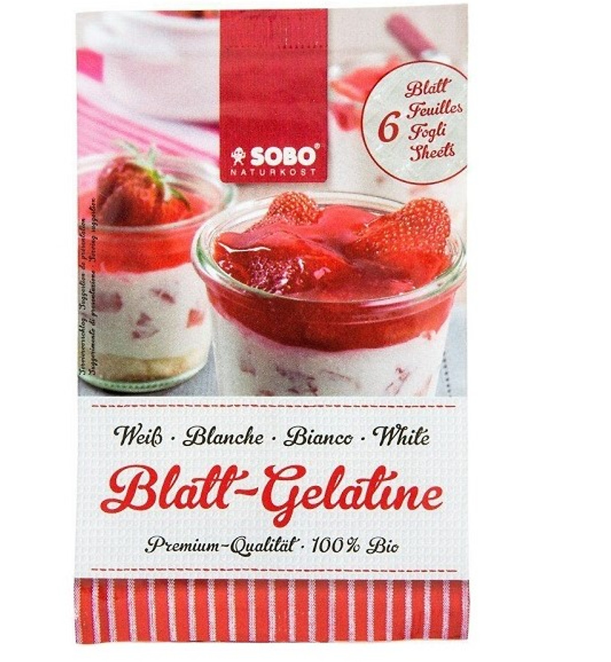 Bột Gelatine hữu cơ Sobo 9...